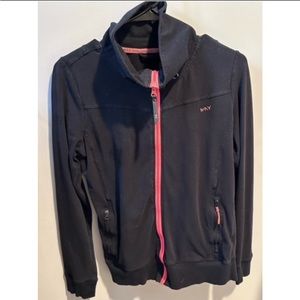 Marc Jacobs Black & Pink Track Suit Runner Jacket
